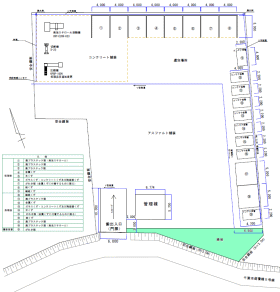 中間処理場平面図